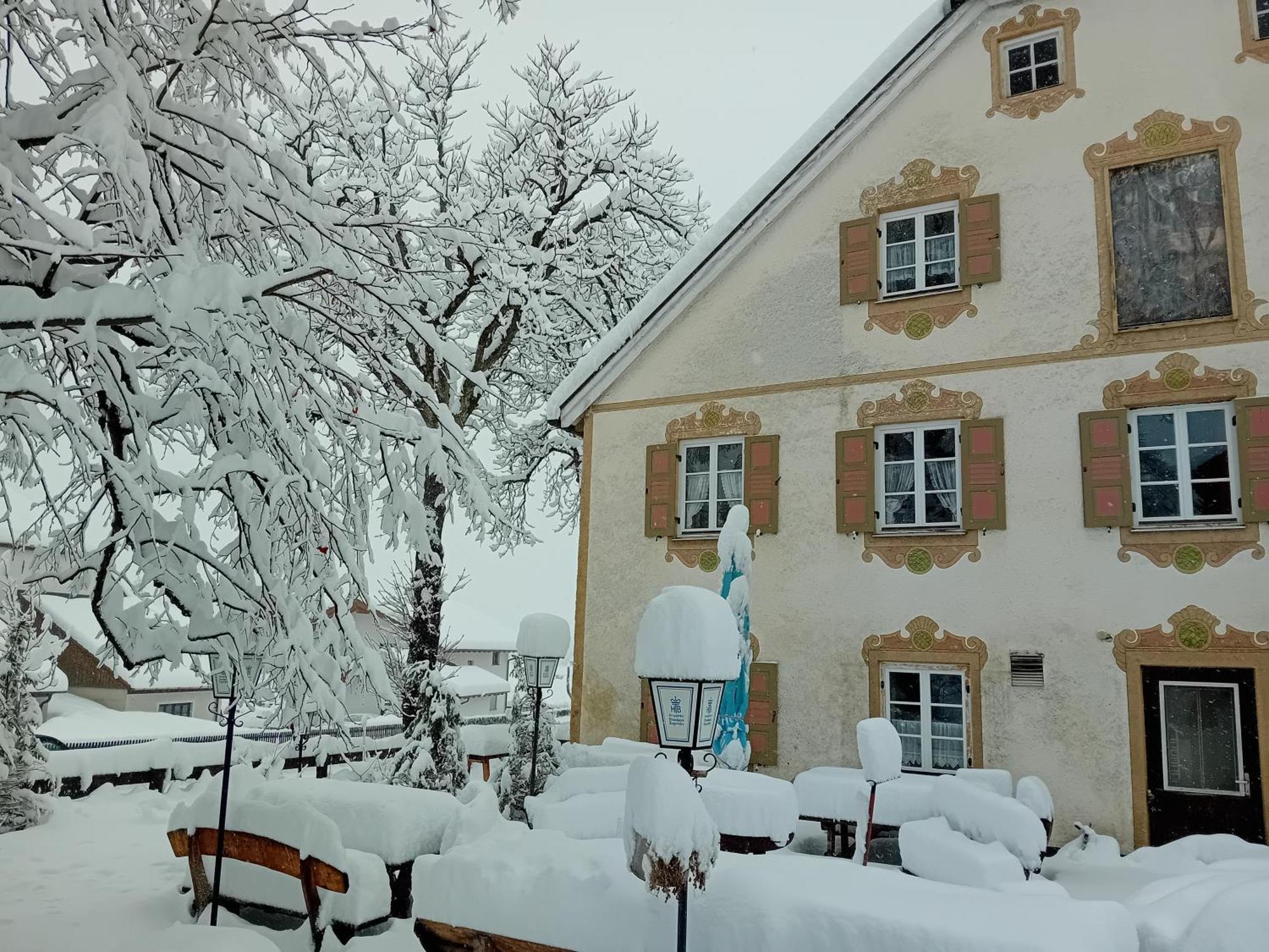 Gasthaus Zur Moosmuehle Huglfing Exterior foto